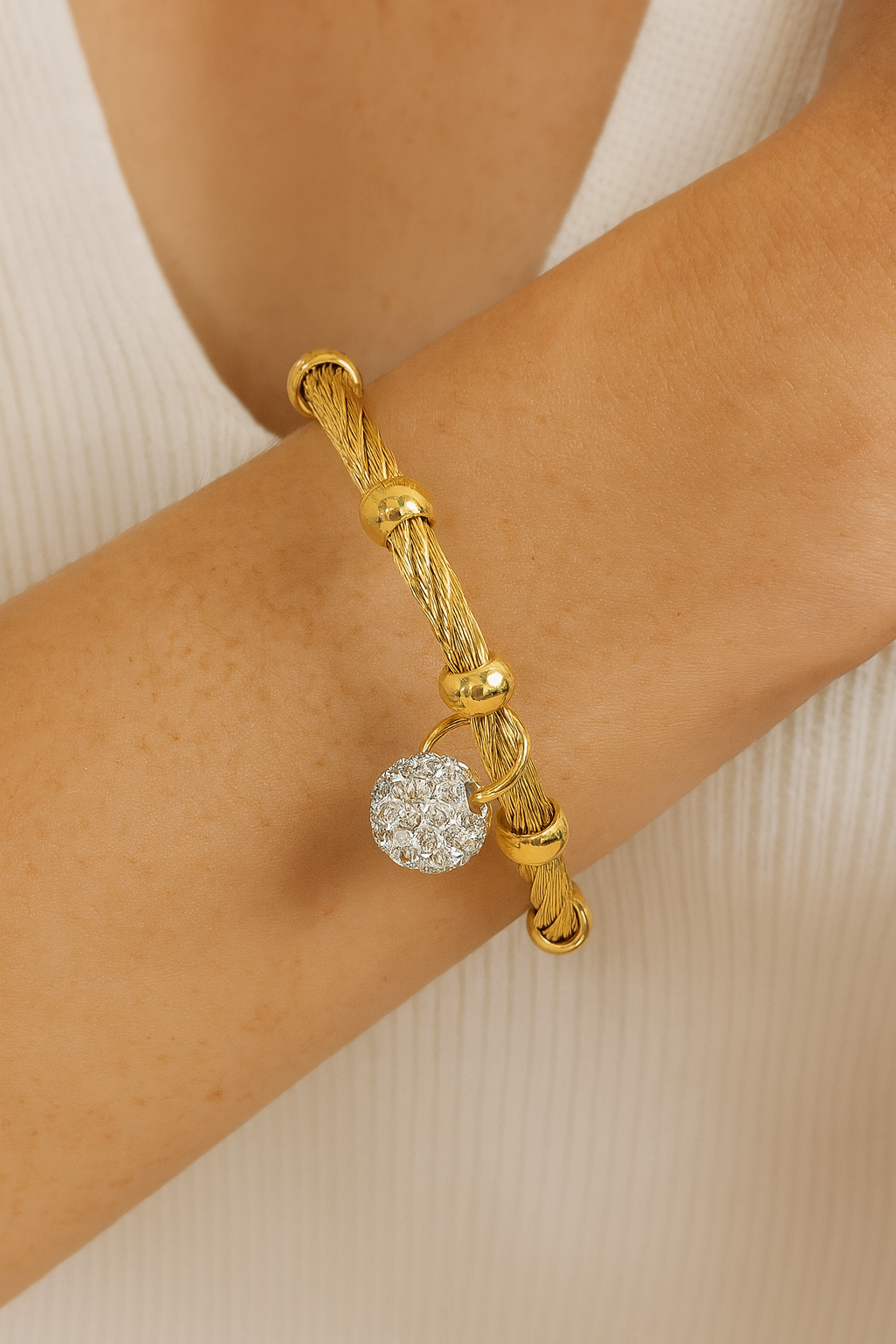 Bamboo Bling Bracelet