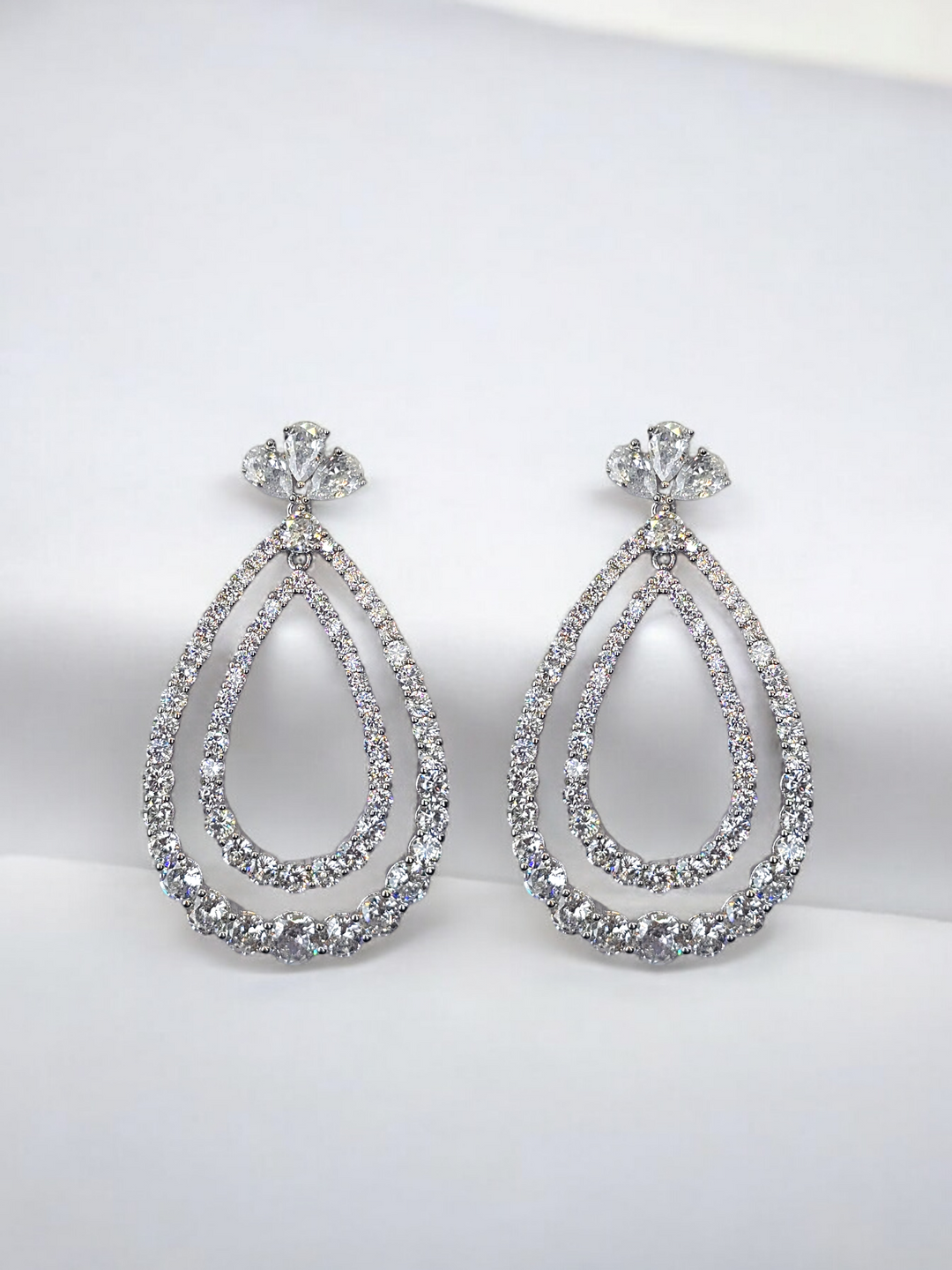 Double The Bling Earrings