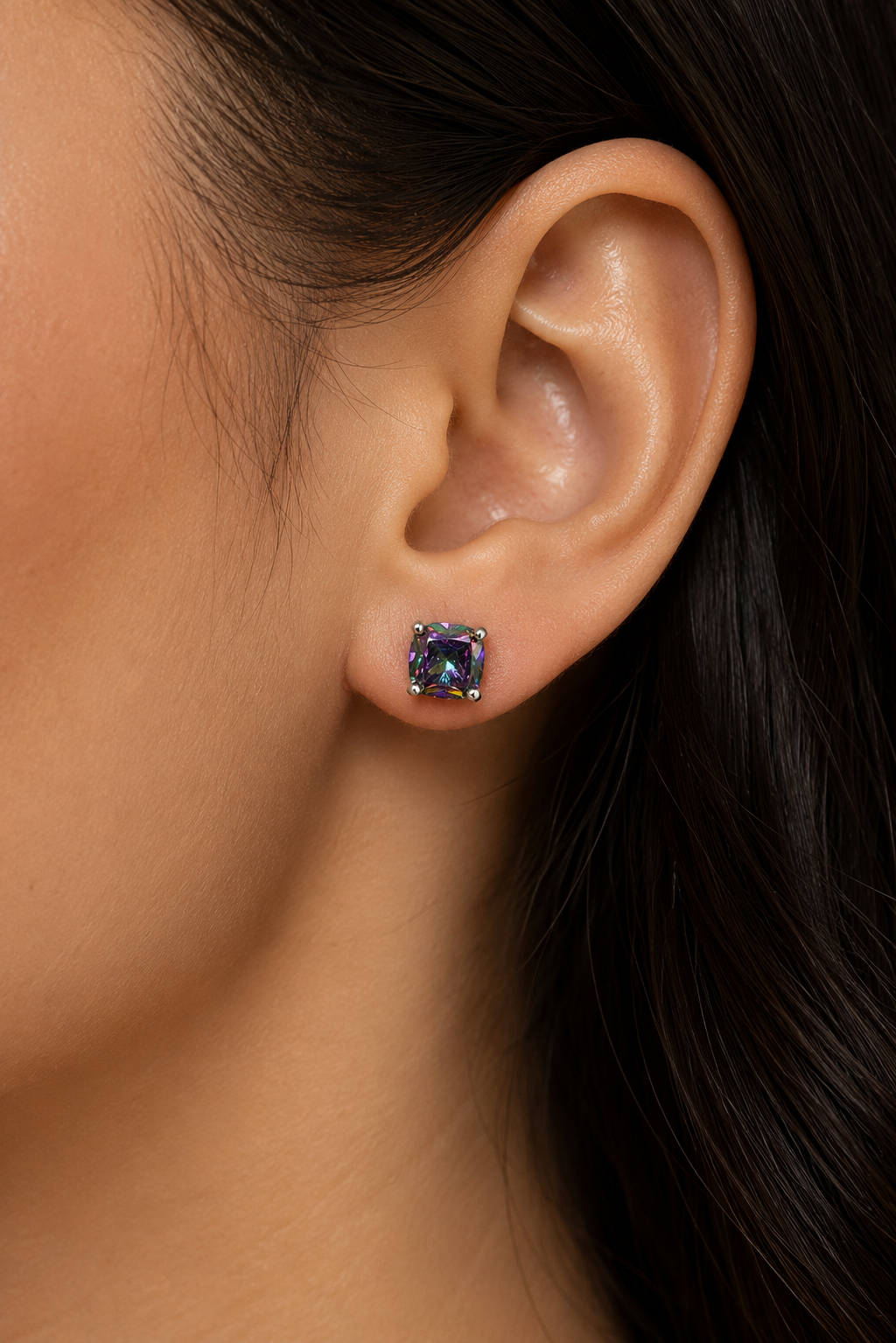 Ms Allure Bound Beauty Earrings — clear cubic zirconia earrings with an elegant, feminine finish.