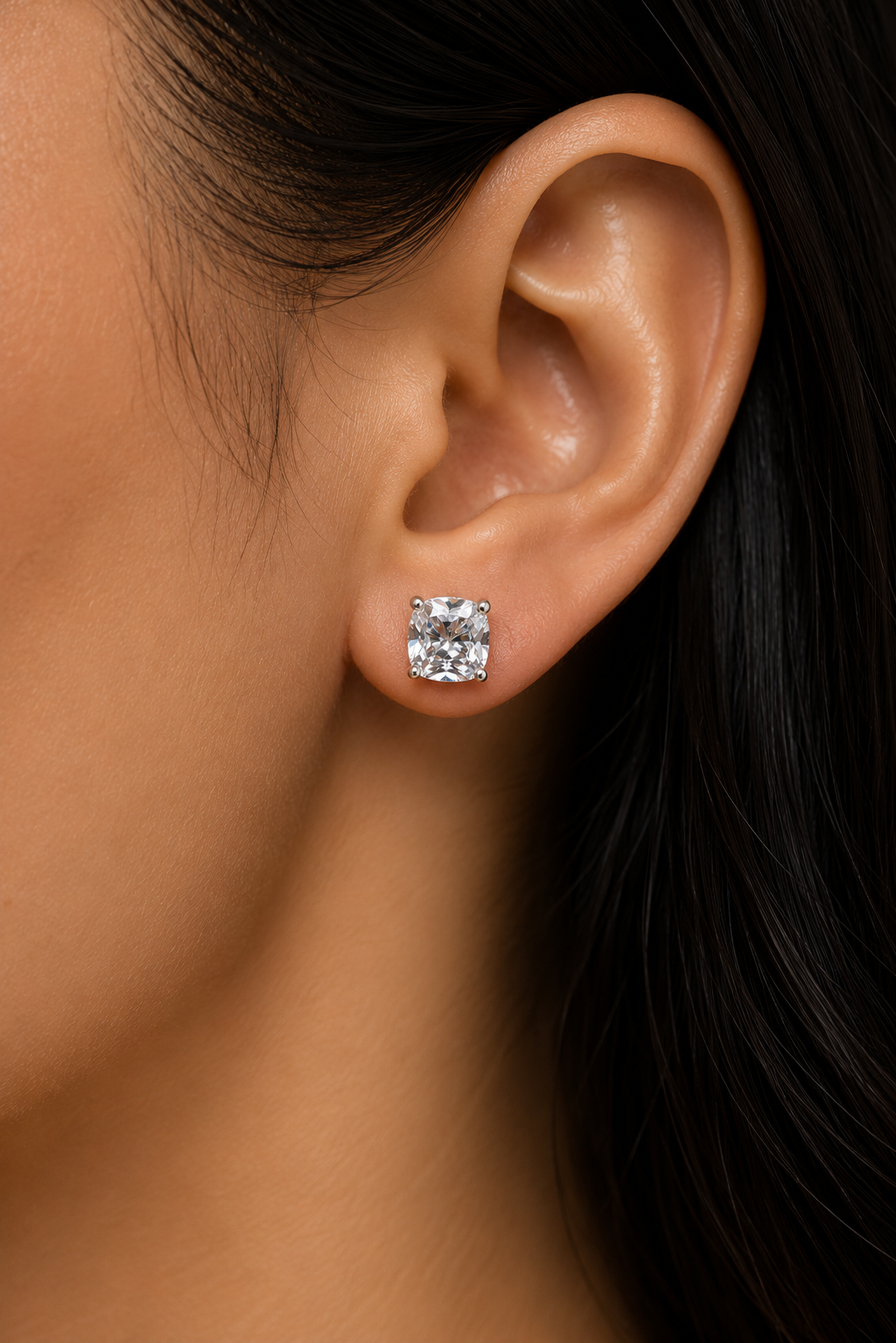 Ms Allure Bound Beauty Earrings — clear cubic zirconia earrings with an elegant, feminine finish.