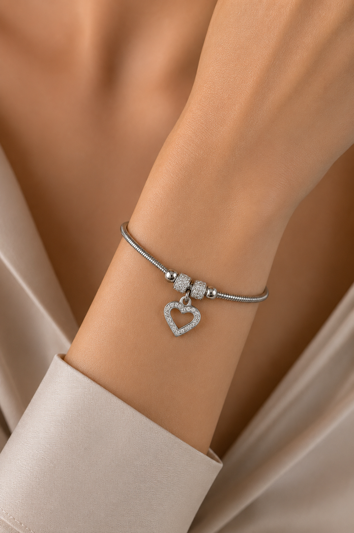 Ms Allure C'est La Vie Bracelet — gold-tone cubic zirconia bracelet with an elegant, feminine finish.