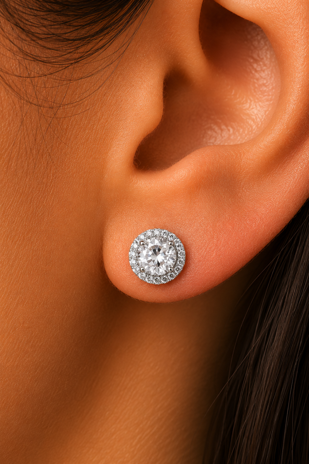 Ms Allure Dallas Earrings — gold-tone cubic zirconia earrings with an elegant, feminine finish.