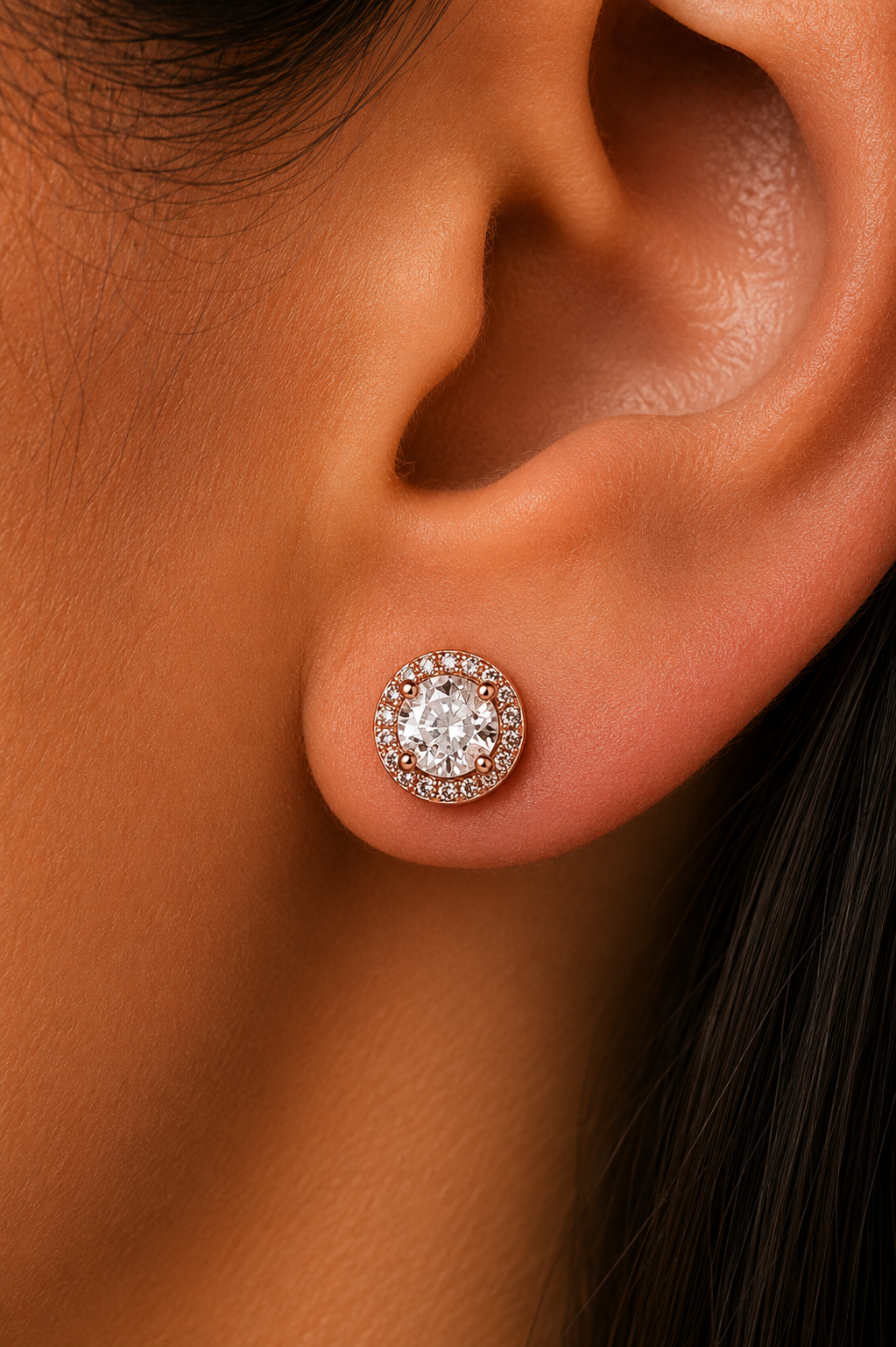 Ms Allure Dallas Earrings — gold-tone cubic zirconia earrings with an elegant, feminine finish.