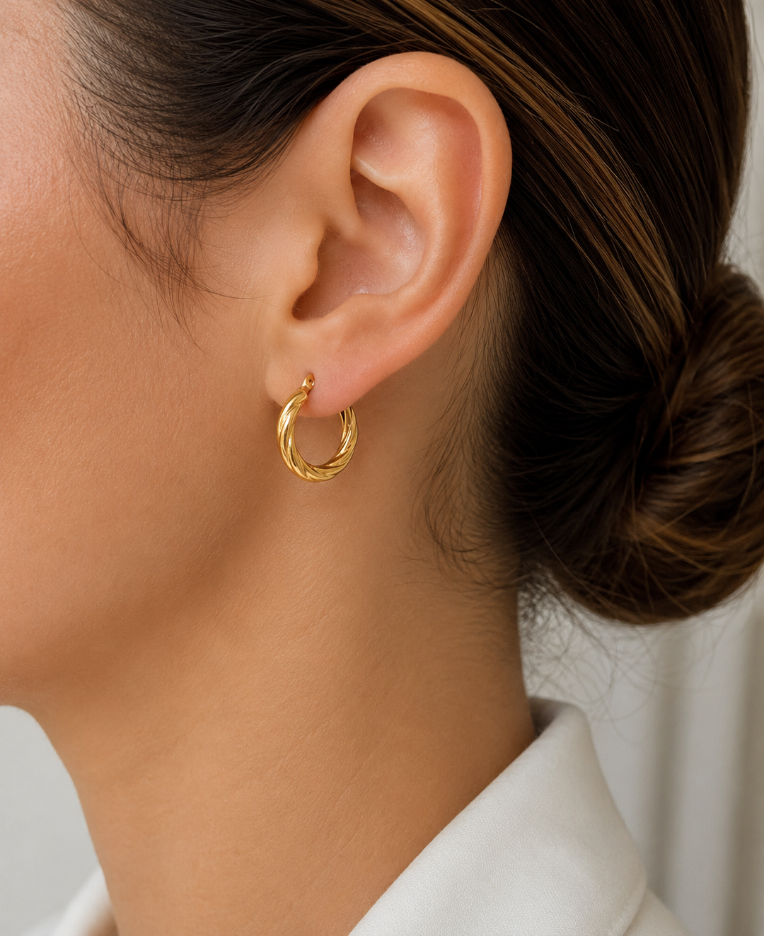 Spiral Hoops Earrings