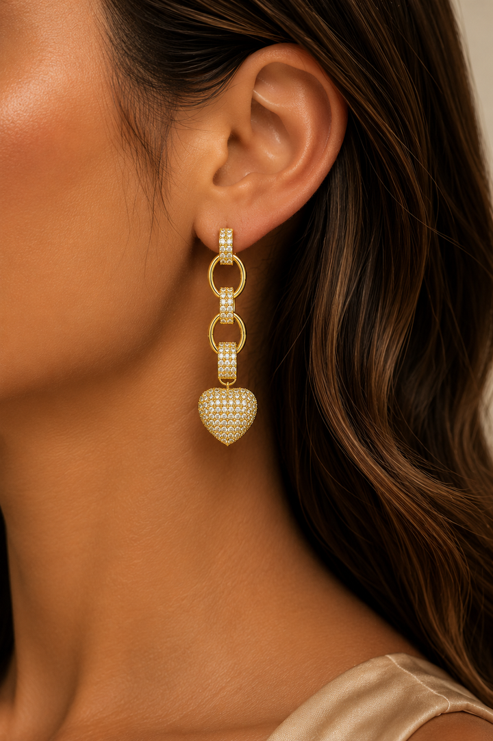 Swinging Hearts Earrings
