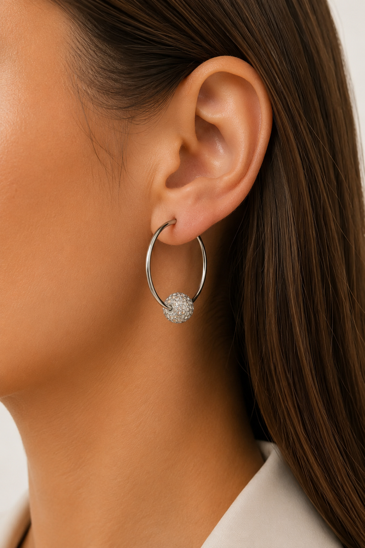 Ms Allure Big Summer Fun Earrings — clear and gold-tone Austrian crystal earrings with an elegant, feminine finish.