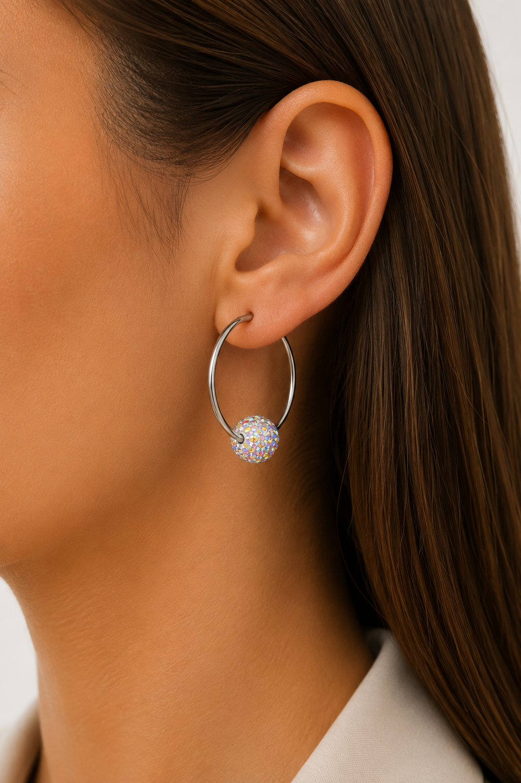 Ms Allure Big Summer Fun Earrings — clear and gold-tone Austrian crystal earrings with an elegant, feminine finish.