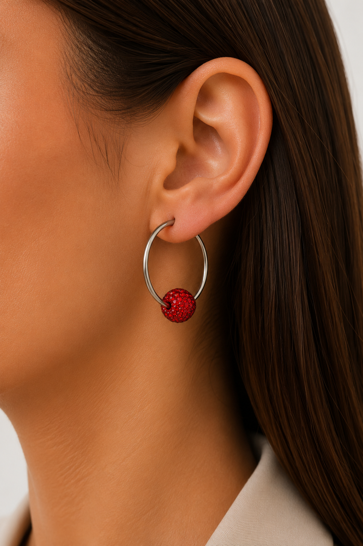 Ms Allure Big Summer Fun Earrings — clear and gold-tone Austrian crystal earrings with an elegant, feminine finish.