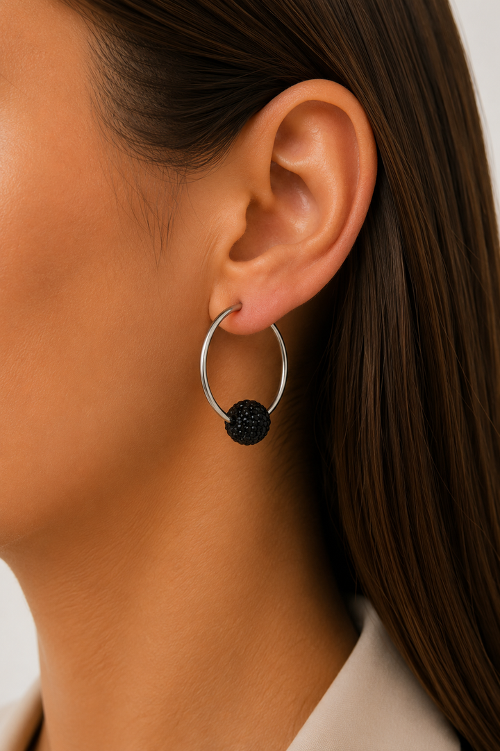Ms Allure Big Summer Fun Earrings — clear and gold-tone Austrian crystal earrings with an elegant, feminine finish.