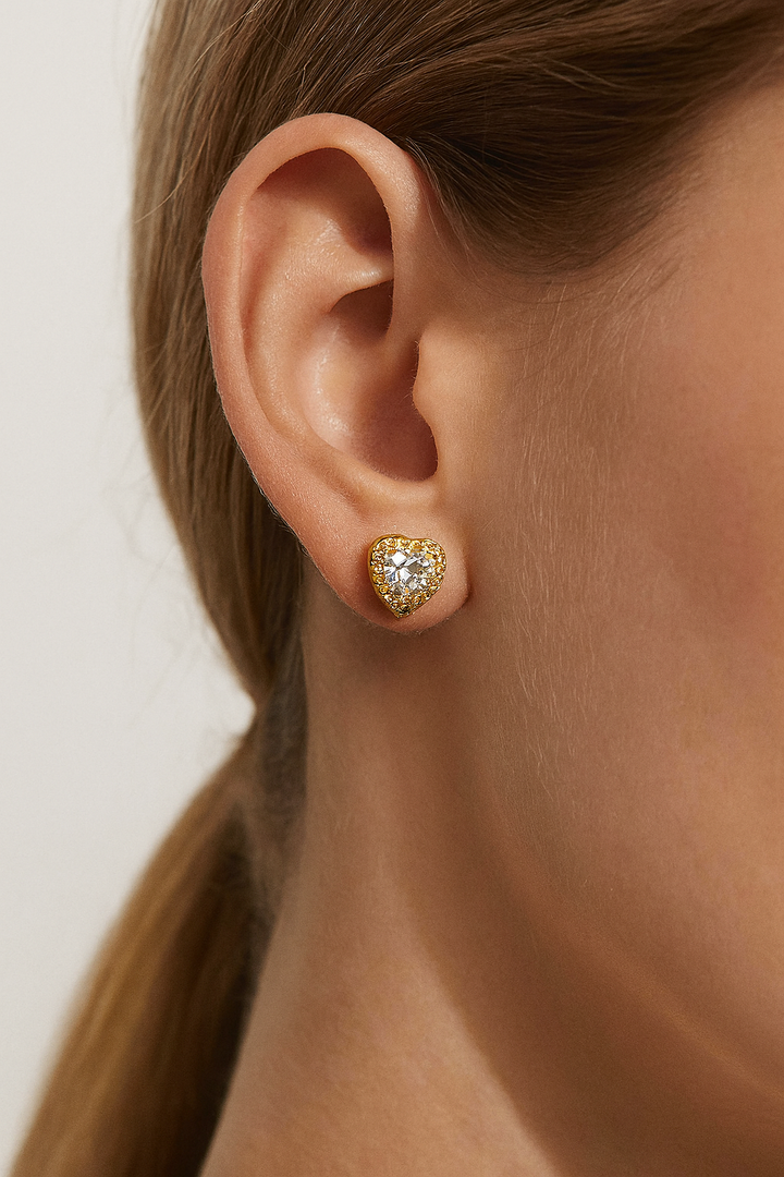 Twinkle Heart Earrings