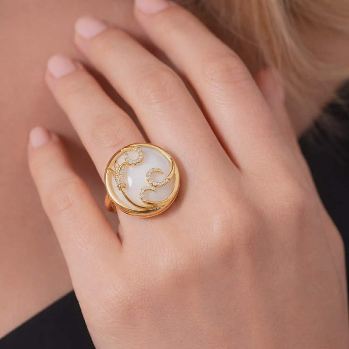 Elegant Bloom Rings