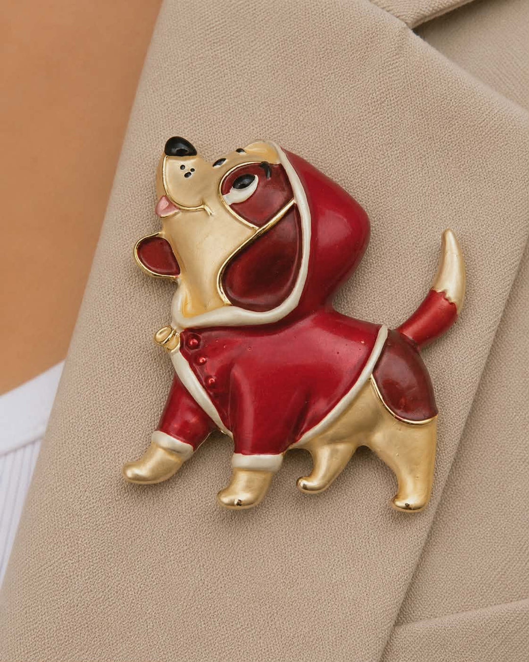 Puppy Love Brooch