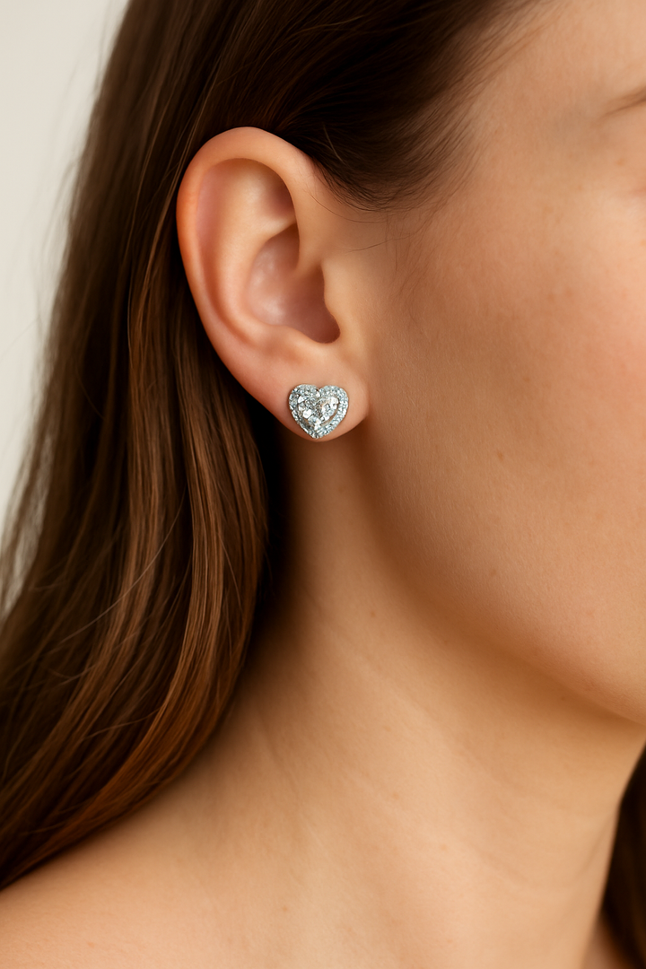 Twinkle Heart Earrings