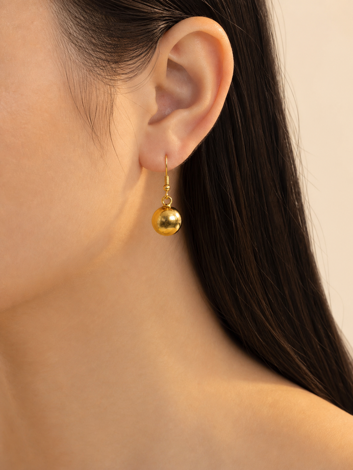Ms Allure Everlasting Earrings — gold-tone stainless steel earrings with an elegant, feminine finish.
