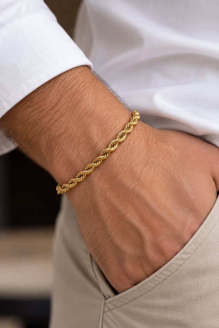 Steel Twist Bracelet