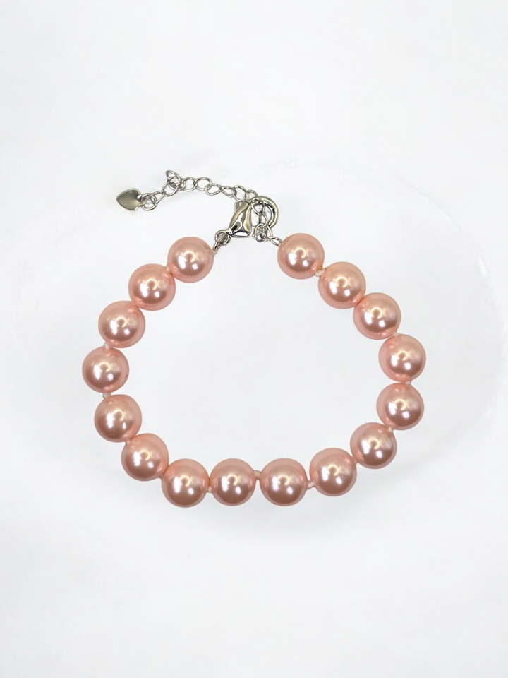 Ms Allure Ariel Bracelet — pink freshwater pearl bracelet with an elegant, feminine finish.
