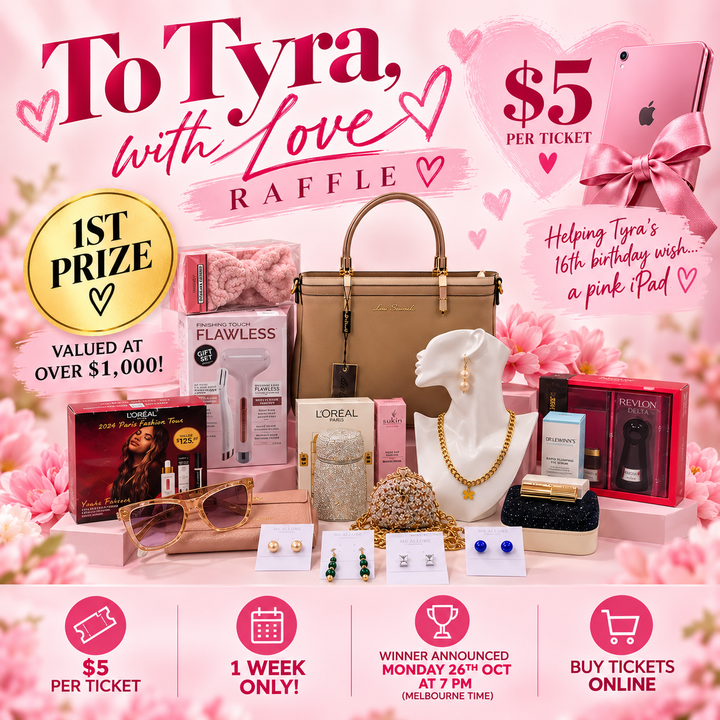 To Tyra, With Love Raffle
