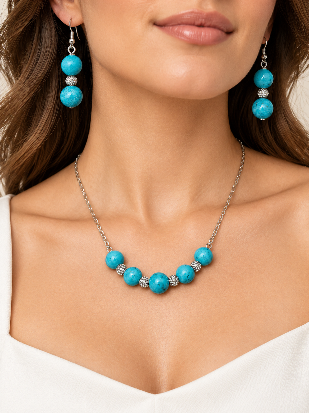Turquoise Elegance Jewellery Set