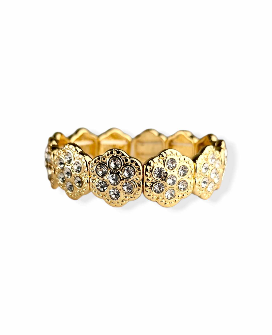 Ms Allure Divine Wisdom Bracelet — gold-tone stainless steel bracelet with an elegant, feminine finish.