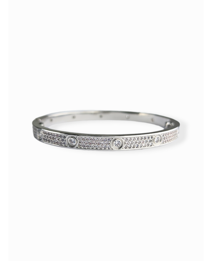 Ms Allure Designer Bracelet — gold-tone cubic zirconia bracelet with an elegant, feminine finish.