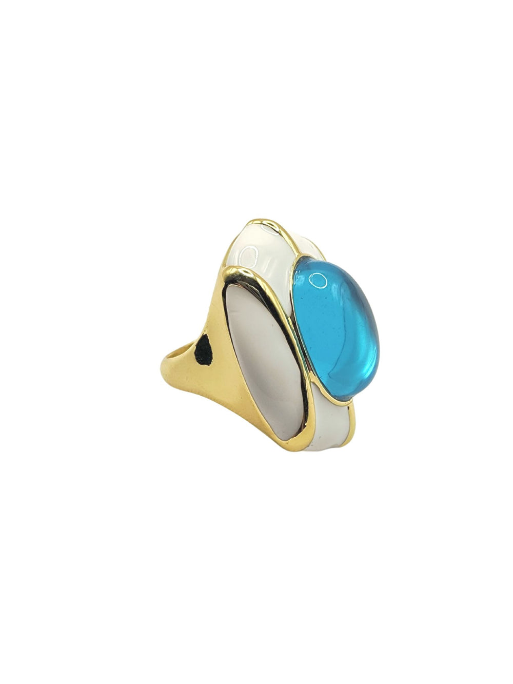 Ms Allure Blue Serenity Set — blue coordinated jewellery set with gold-plated details and an elegant, feminine finish.