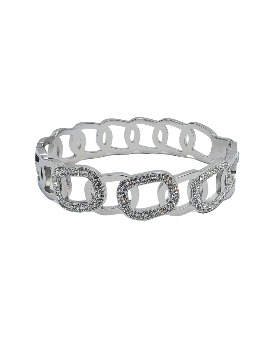 Ms Allure My Oh My Bracelet — silver-tone cubic zirconia bracelet with an elegant, feminine finish.