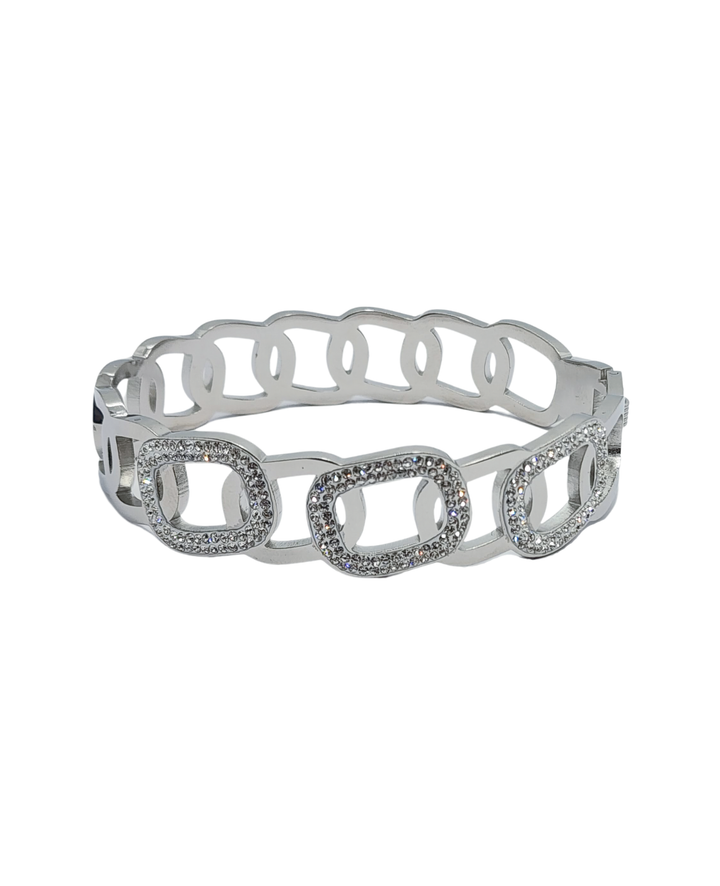 Ms Allure My Oh My Bracelet — silver-tone cubic zirconia bracelet with an elegant, feminine finish.