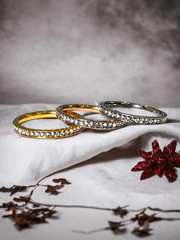 Ms Allure Passion Rings — gold-tone cubic zirconia ring with an elegant, feminine finish.