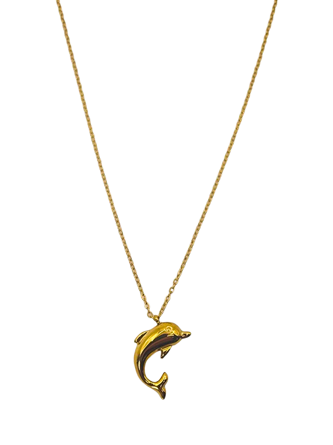 Ms Allure Ocean Free Necklace — gold-tone titanium necklace with an elegant, feminine finish.