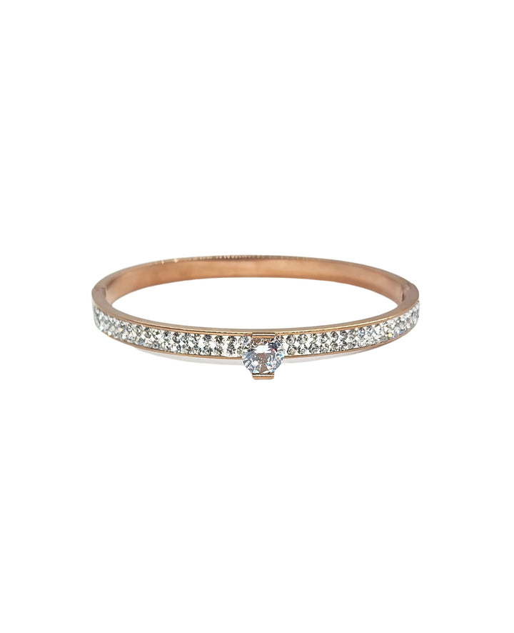 Ms Allure Audrey Bracelet — rose-gold tone cubic zirconia bracelet with an elegant, feminine finish.