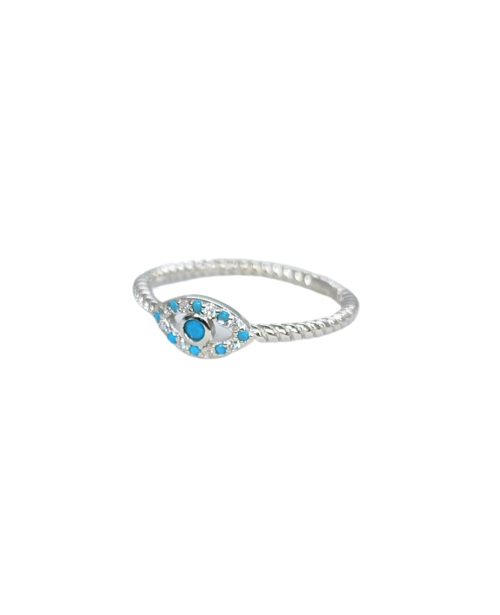 Ms Allure Mati Rings — sterling silver ring with an elegant, feminine finish.