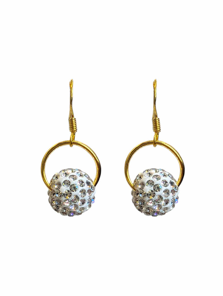 Crystal Orbit Earrings