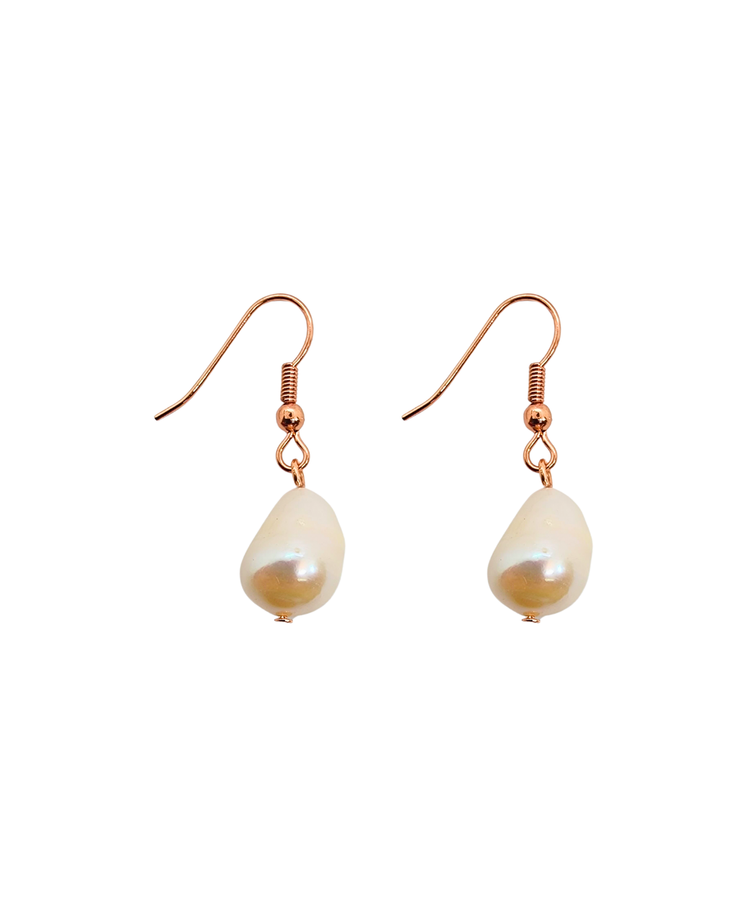 Ms Allure Fresh Out Earrings — gold-tone freshwater pearl earrings with an elegant, feminine finish.
