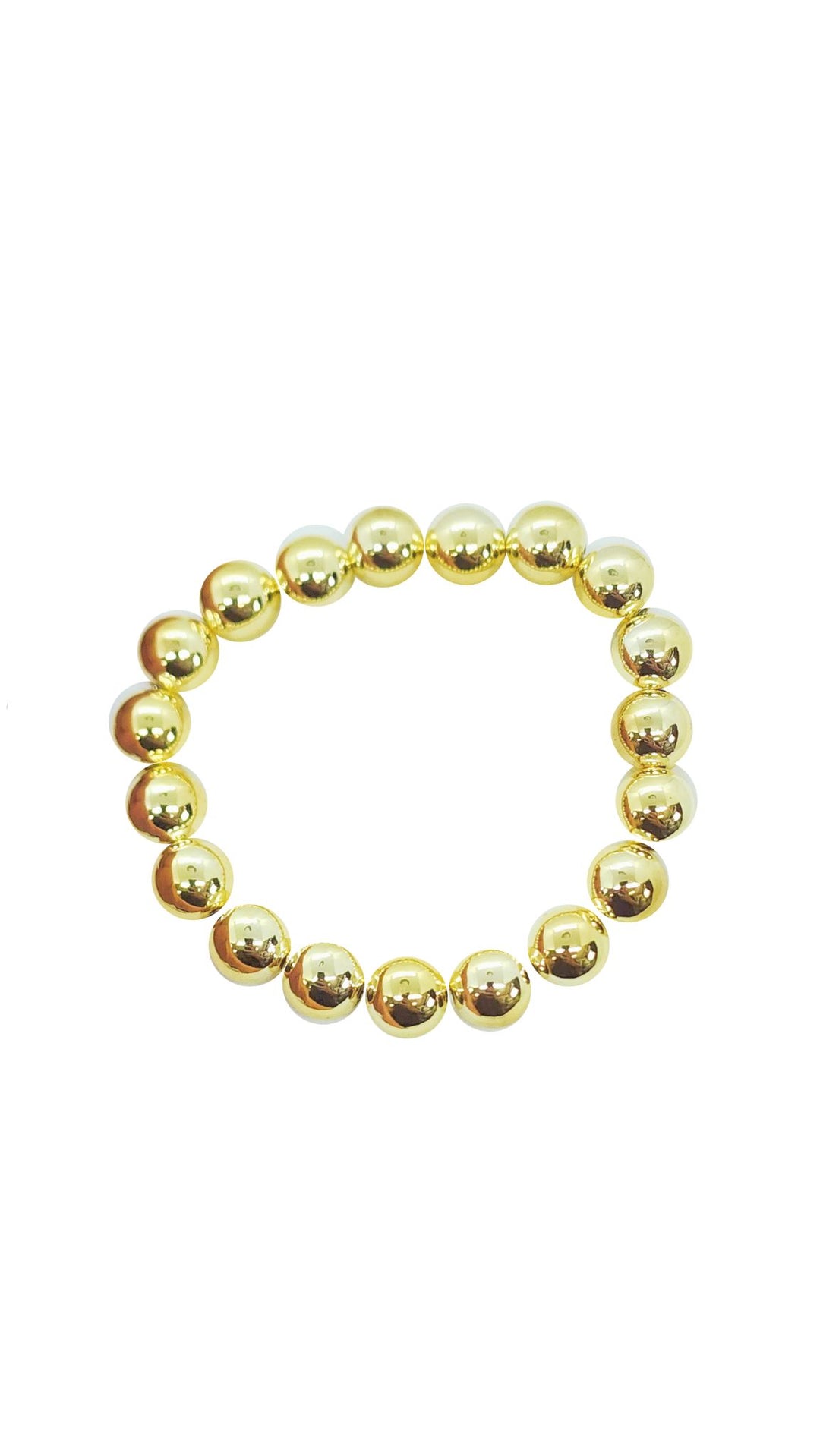 Ms Allure Expanding Gold Bracelet — gold-tone stainless steel bracelet with an elegant, feminine finish.