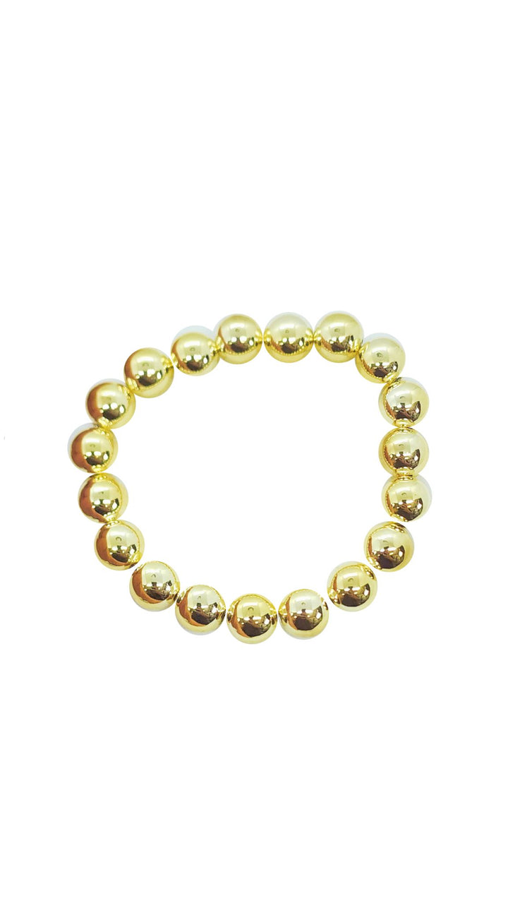 Ms Allure Expanding Gold Bracelet — gold-tone stainless steel bracelet with an elegant, feminine finish.