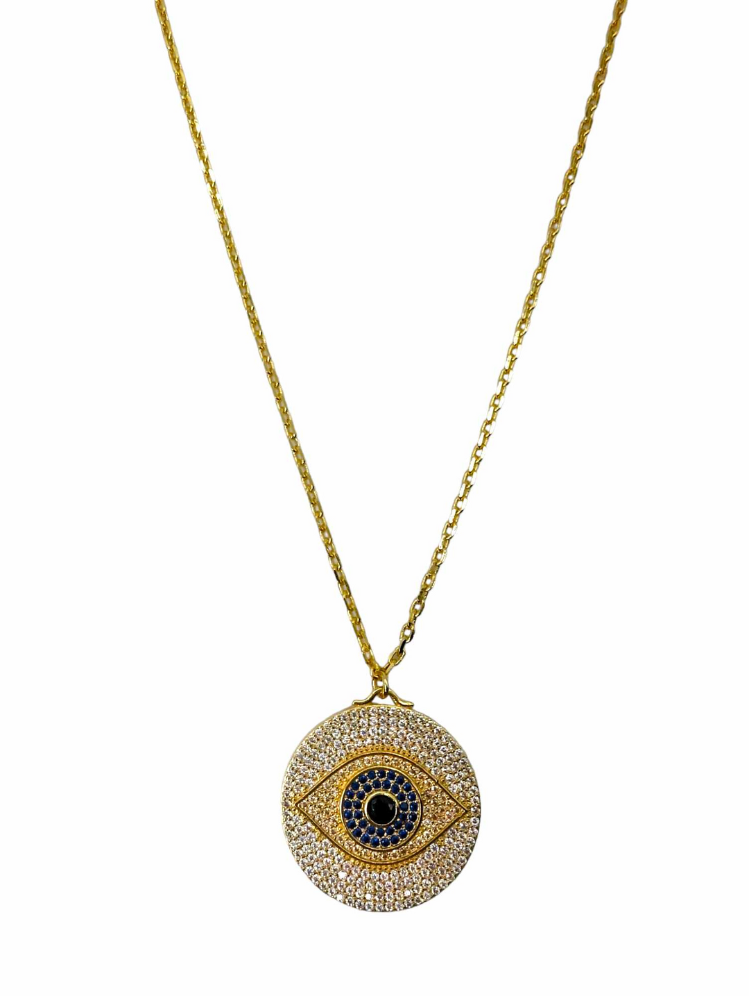 Ms Allure Rhodes Necklace — gold-tone cubic zirconia necklace with an elegant, feminine finish.