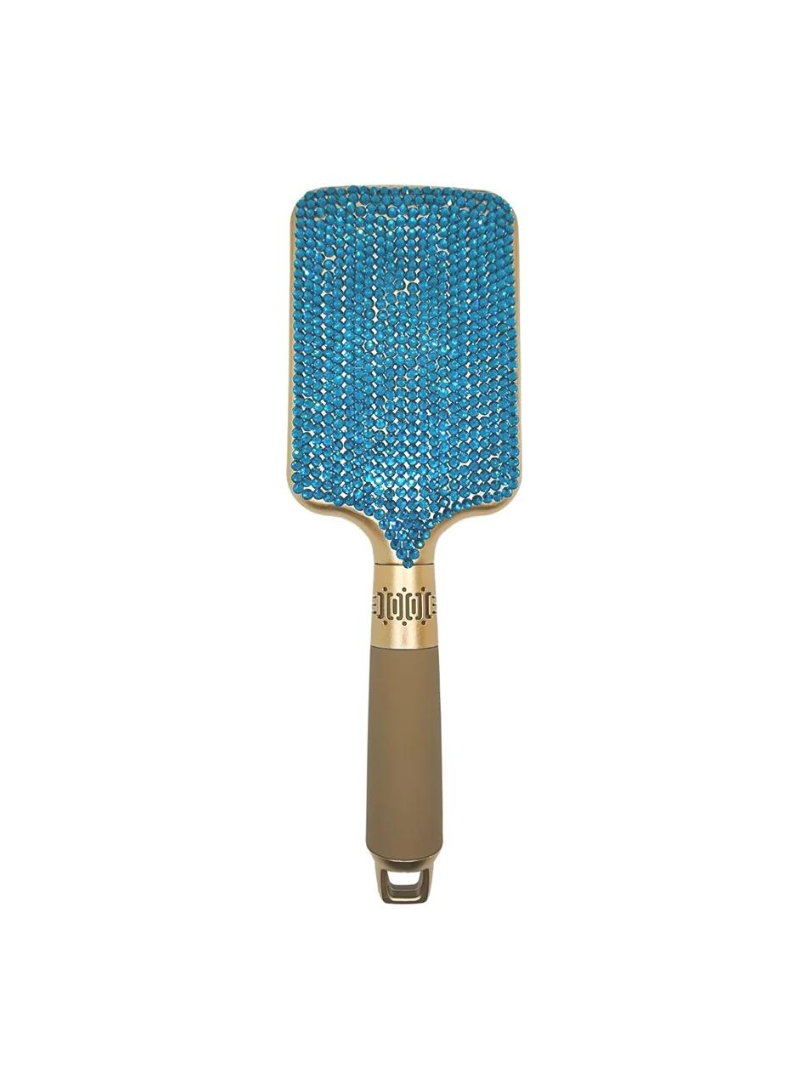 Ms Allure Diamonds In My Hair Brush — blue hair accessory with an elegant, feminine finish.