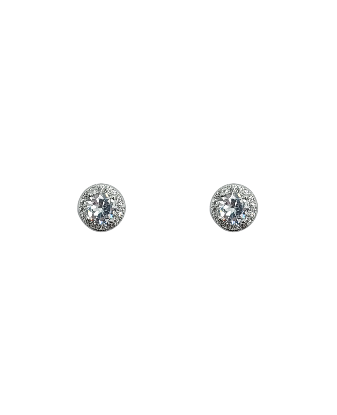 Ms Allure Star Of Ms Allure Earrings — silver-tone cubic zirconia earrings with an elegant, feminine finish.