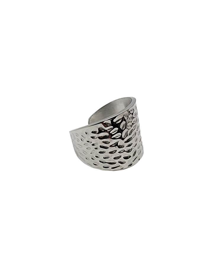 Ms Allure Cuff Rings Ring — gold-tone stainless steel ring with an elegant, feminine finish.