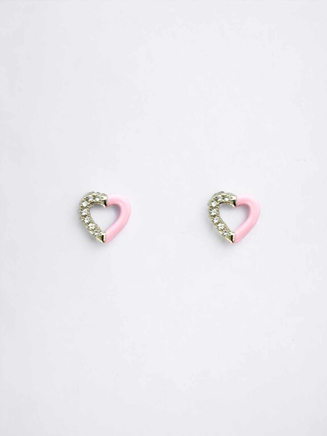 Ms Allure Sweet Pink Earrings — silver-tone cubic zirconia earrings with an elegant, feminine finish.