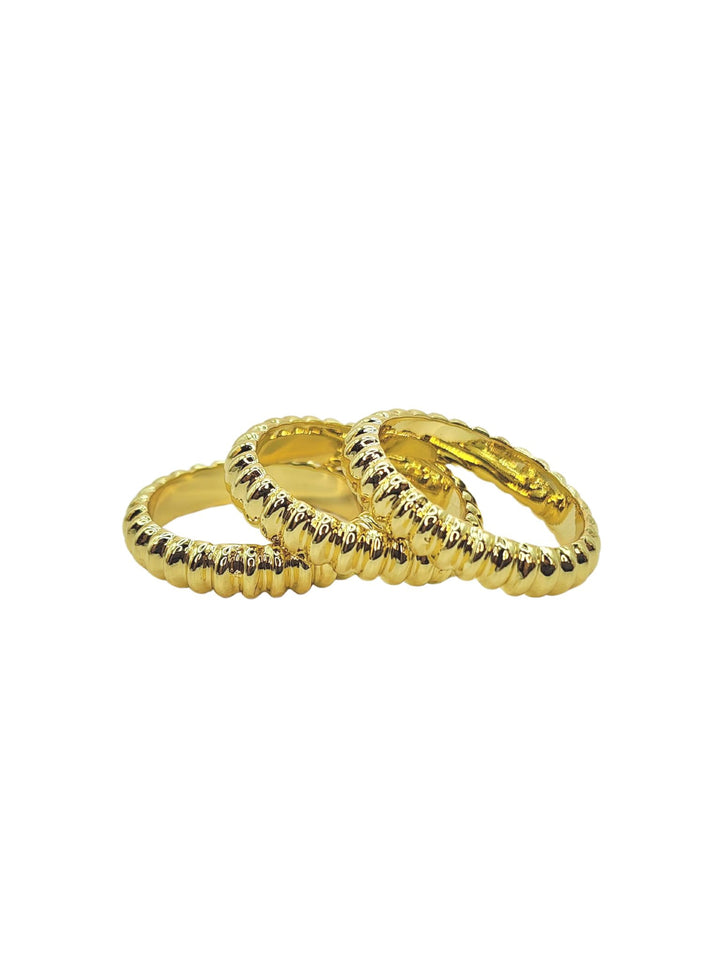 Ms Allure Jagged Edge Set — gold-tone coordinated jewellery set with an elegant, feminine finish.