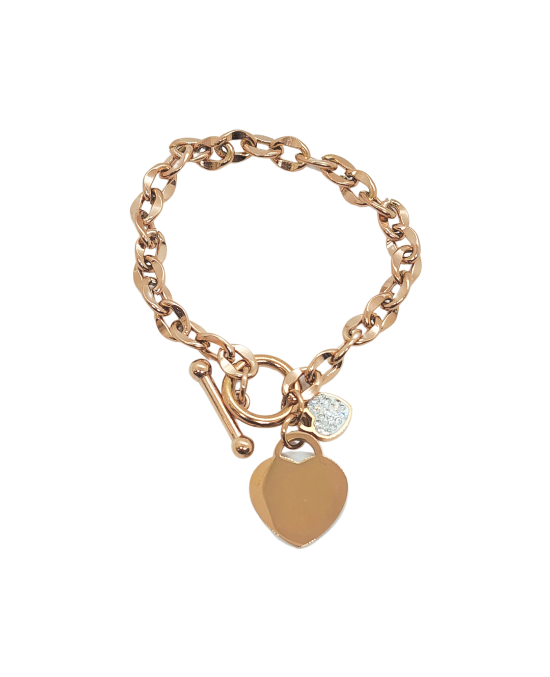 Ms Allure Spare My Heart Bracelet — gold-tone stainless steel bracelet with an elegant, feminine finish.