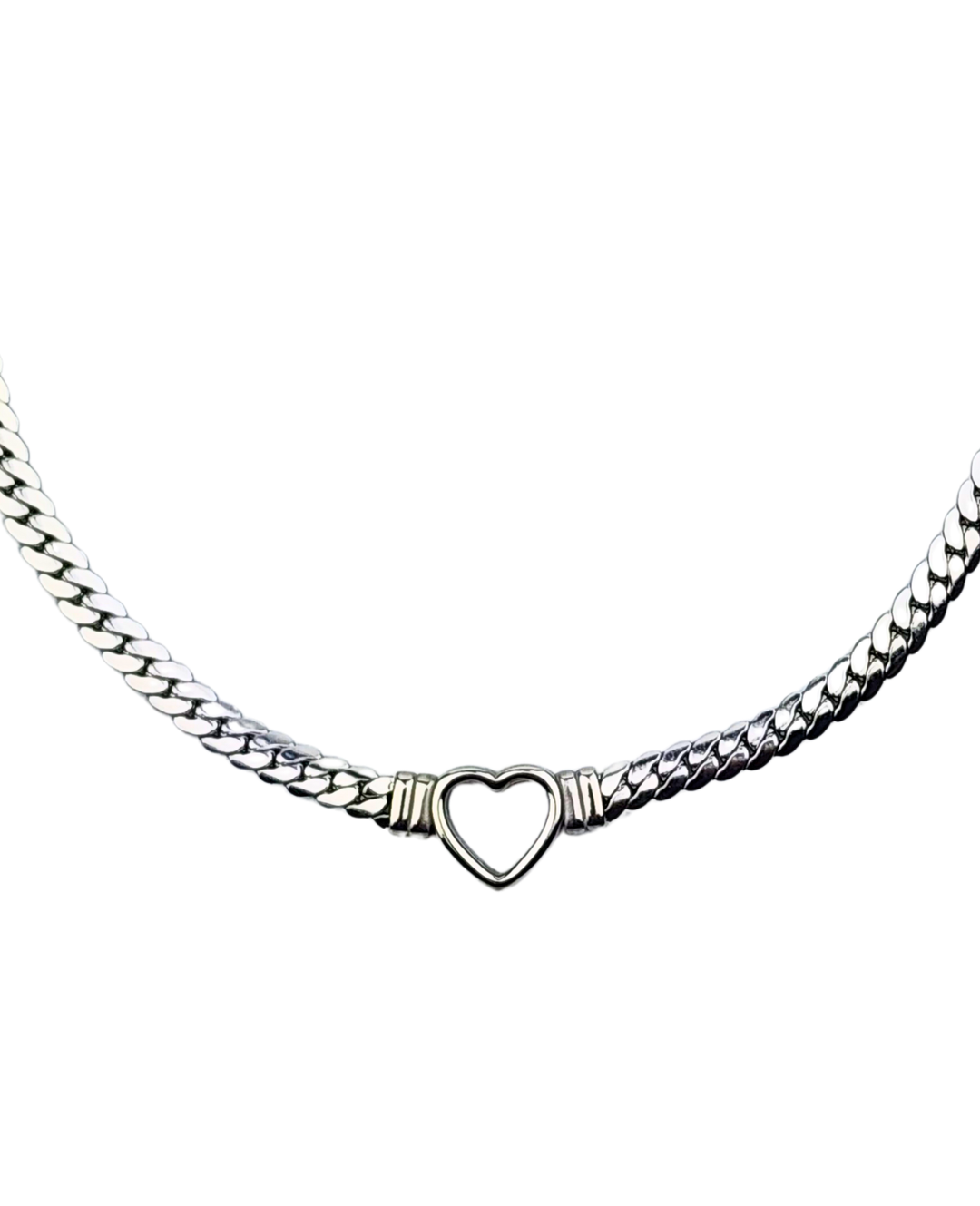 Ms Allure Unbroken Heart Necklace — gold-tone stainless steel necklace with an elegant, feminine finish.