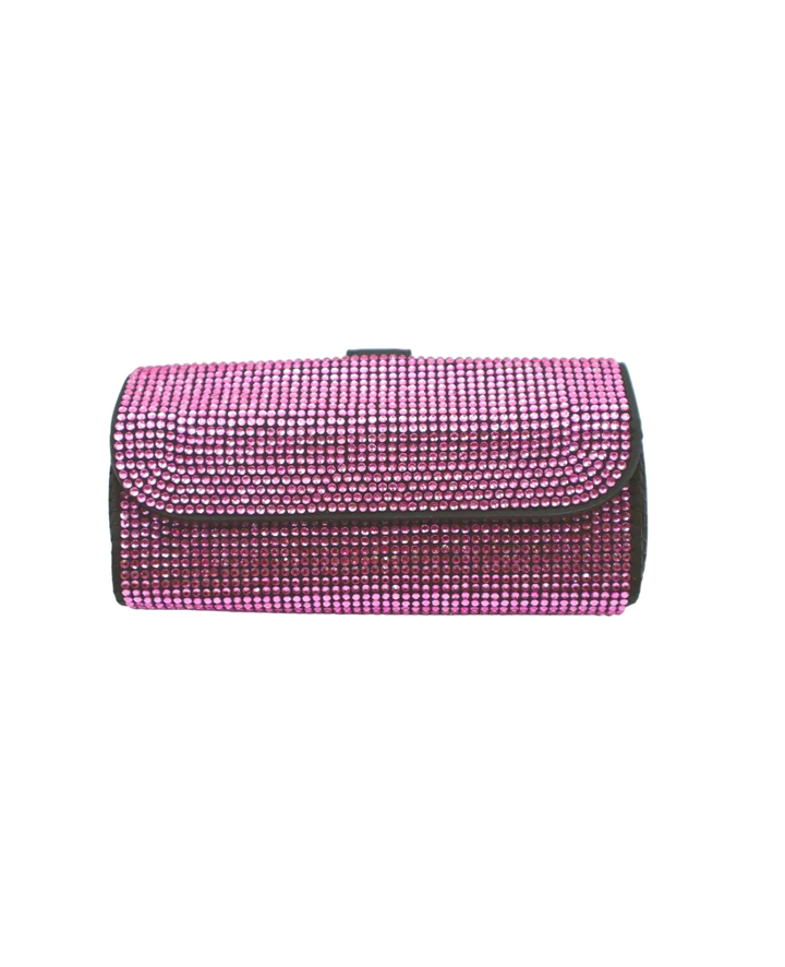 Ms Allure Eye Candy Glasses Case — black crystal fashion eyewear with an elegant, feminine finish.