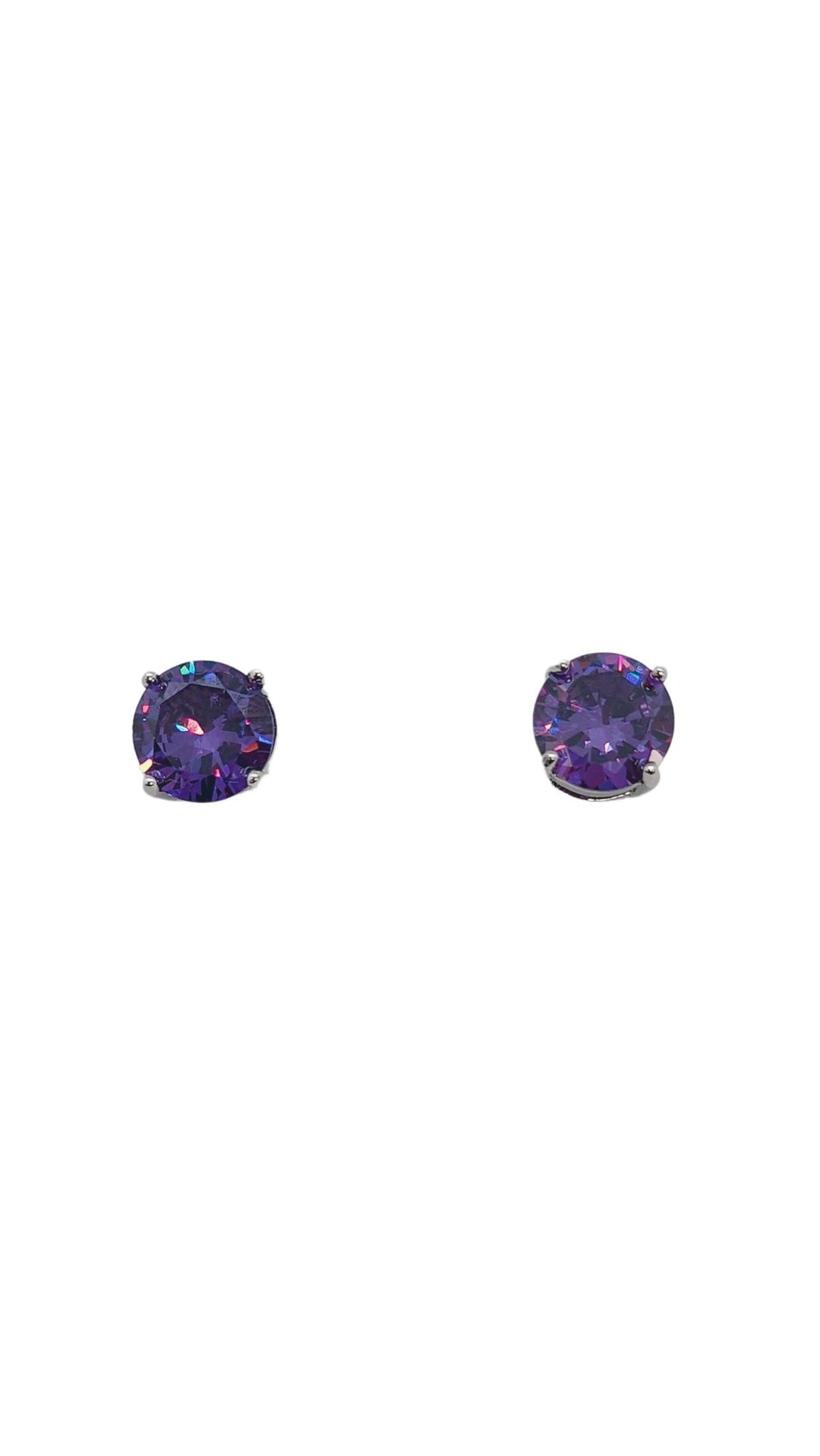 Purple Bling Earrings