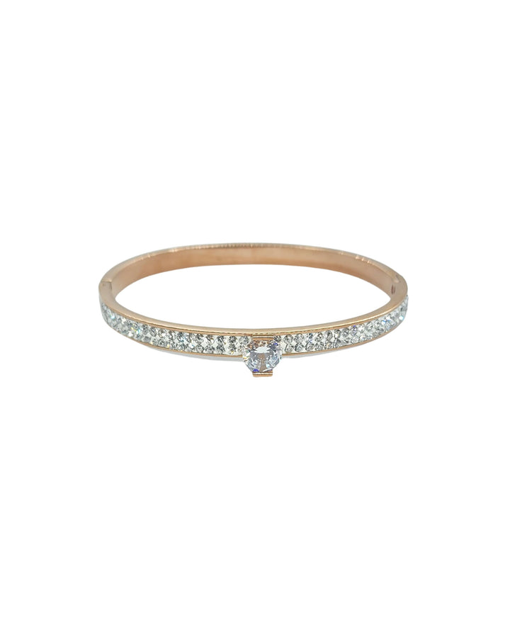 Ms Allure Audrey Bracelet — rose-gold tone cubic zirconia bracelet with an elegant, feminine finish.