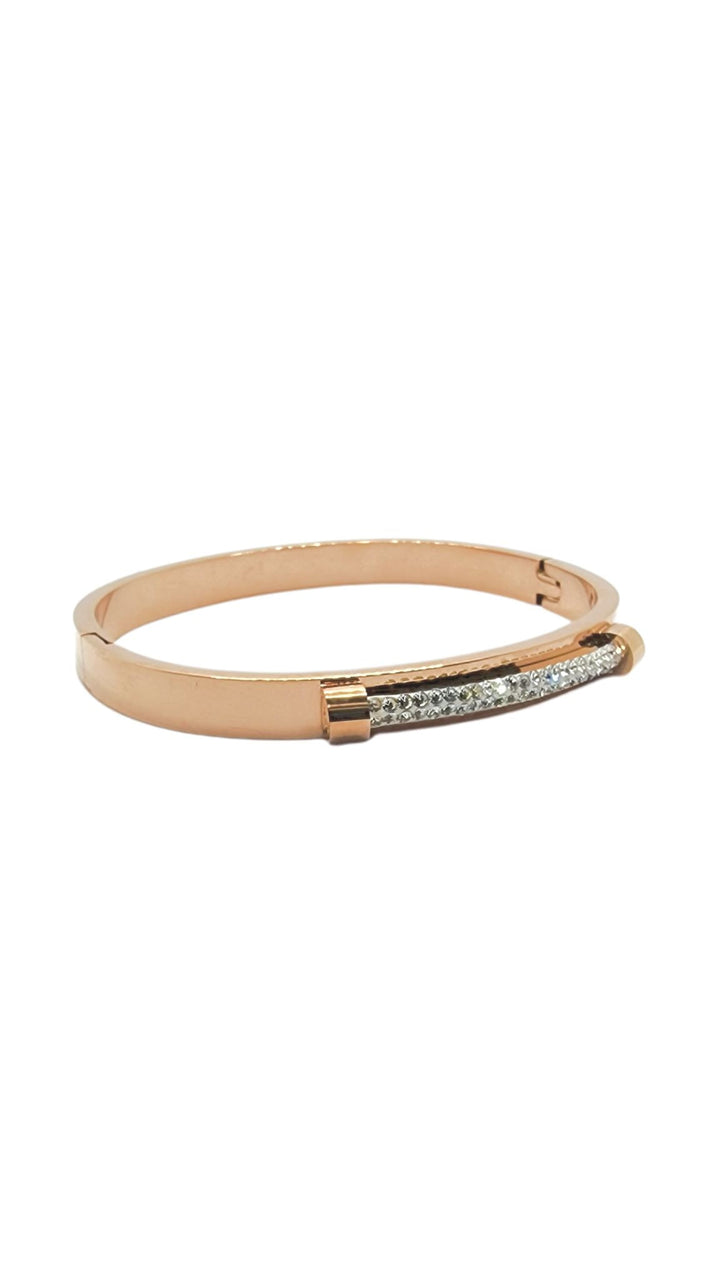 Ms Allure Vegas Strip Bracelet — rose-gold tone cubic zirconia bracelet with an elegant, feminine finish.