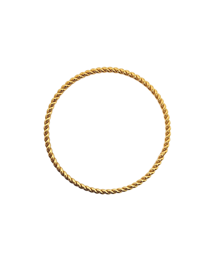 Ms Allure Twisted Metal Bracelet — gold-tone bracelet with an elegant, feminine finish.
