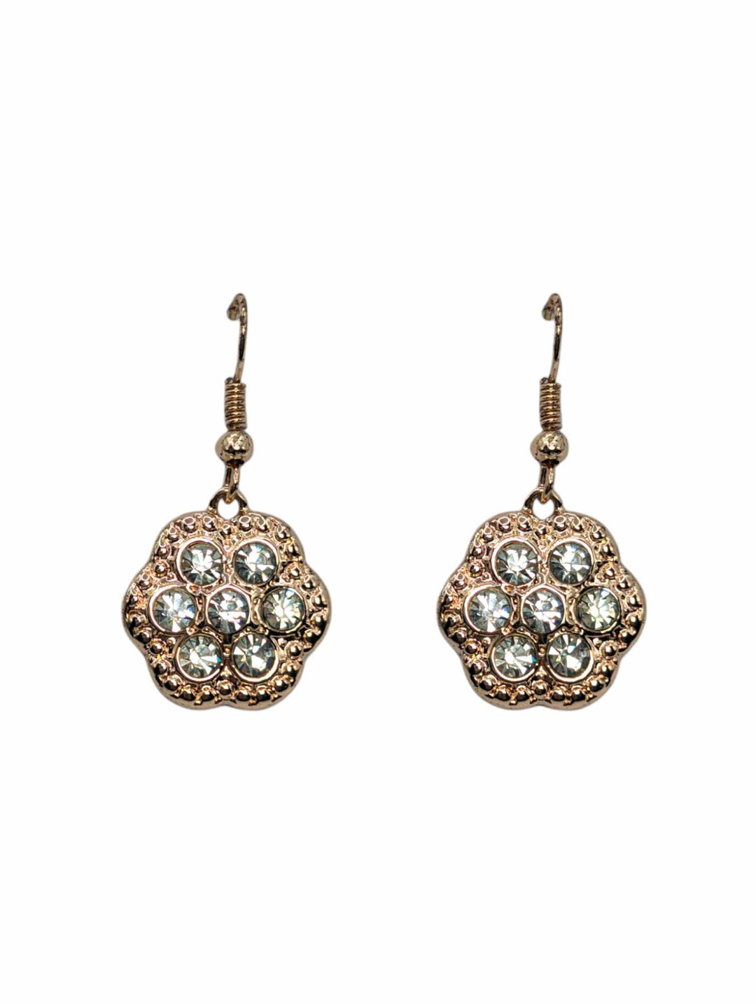 Ms Allure Divine Wisdom Earrings — gold-tone cubic zirconia earrings with an elegant, feminine finish.