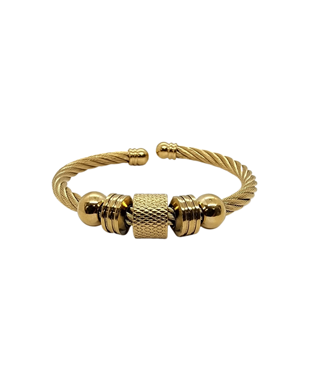Ms Allure Band Together Bracelet — gold-tone titanium bracelet with an elegant, feminine finish.